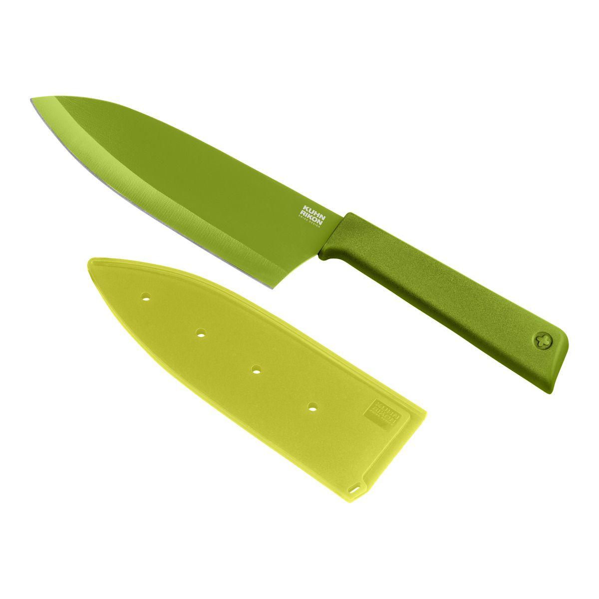 Нож Kuhn Rikon COLORI+ Santoku, зелен | JAR Computers Нож Kuhn Rikon COLORI+ Santoku, зелен