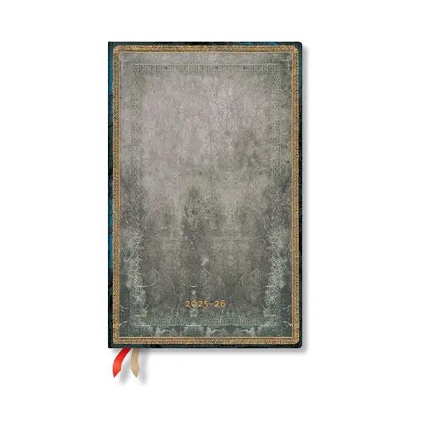 Paperblanks Планер Dove Grey, Maxi, вертикален, твърда корица, 104 листа, за 2025-2026 година