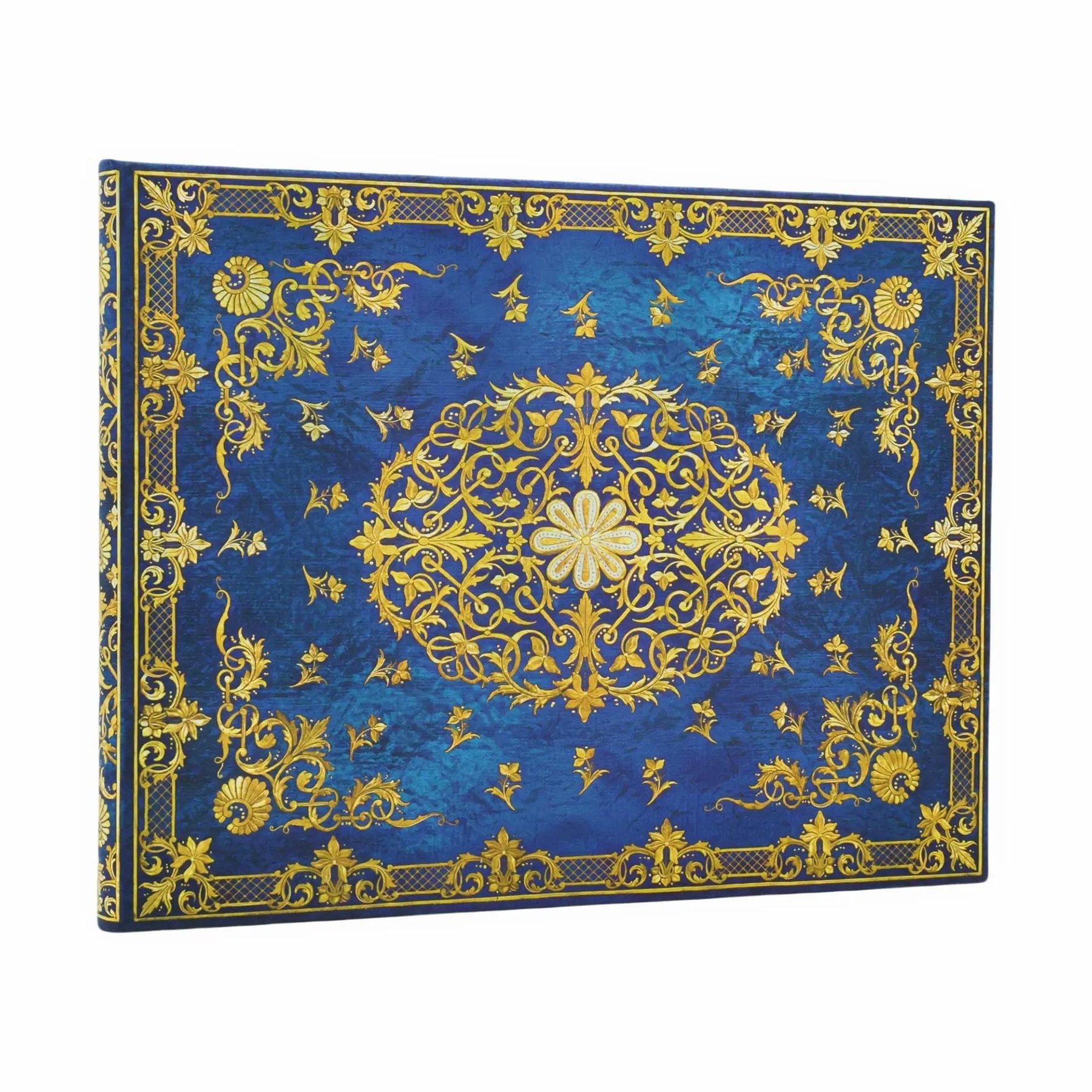 Paperblanks Тефтер Silk Sky книга за гости, широки редове, 225 х 180 mm, 72 листа