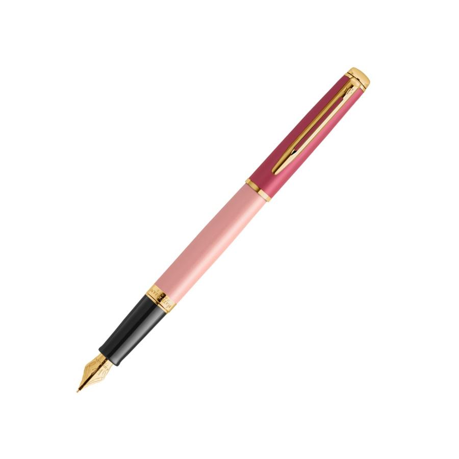 Писалка Waterman Hemisphere Pink GT, стоманено тяло, позлатен клип, черен | JAR Computers Писалка Waterman Hemisphere Pink GT, стоманено тяло, позлатен клип, черен