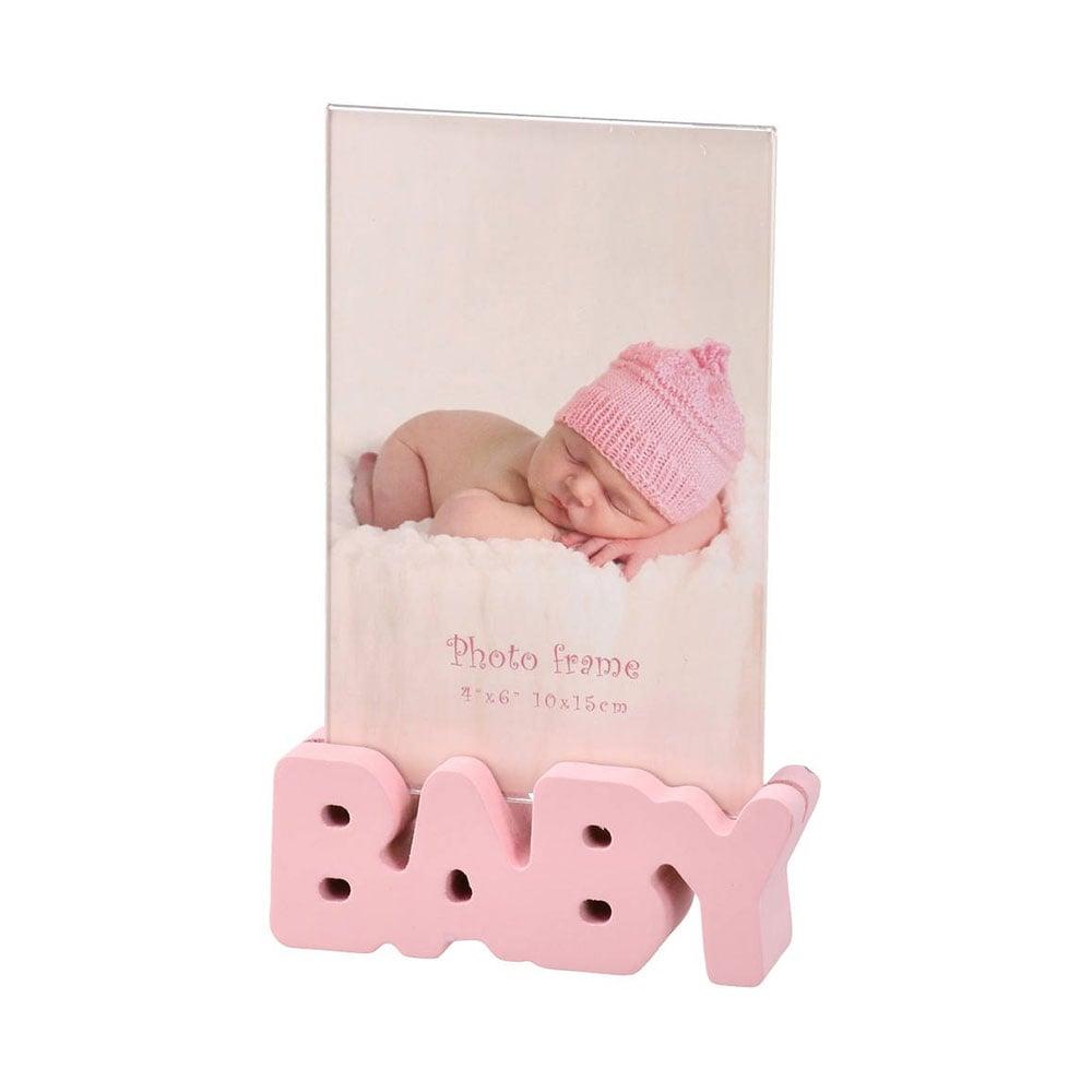 Рамка за снимка Takk Woody, Baby, 10 х 15 cm, розова | JAR Computers Рамка за снимка Takk Woody, Baby, 10 х 15 cm, розова