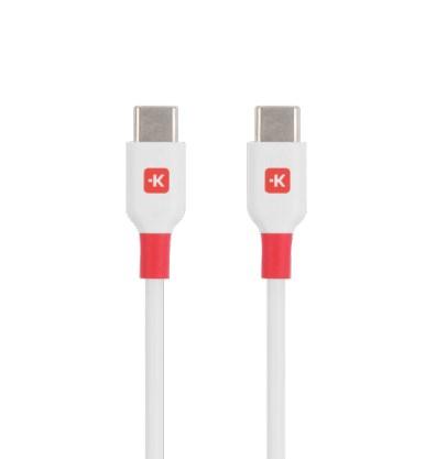 Skross SKCA0019C-C120CN USB кабел USB 2.0 1,2 м USB C Бяла