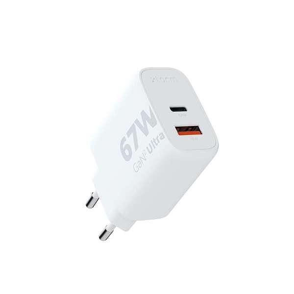Зарядно Xtorm GaN2 Ultra USB, порт USB-C, 220V, 67W, бял цвят