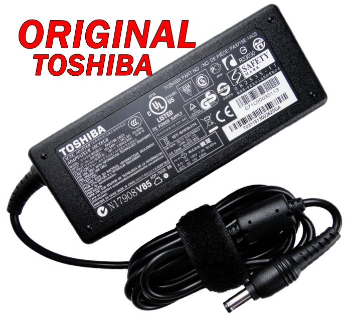 Адаптер за лаптоп ОРИГИНАЛЕН (Зарядно за лаптоп) TOSHIBA 75W 19V 3.95A 5.5x2.5mm ремаркетиран | JAR Computers Адаптер за лаптоп ОРИГИНАЛЕН (Зарядно за лаптоп) TOSHIBA 75W 19V 3.95A 5.5x2.5mm ремаркетиран