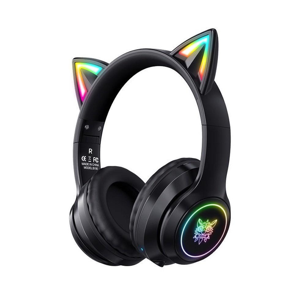 Безжични блутут слушалки, подходящи за деца - Onikuma B90 Gaming Wireless Over-Ear Headphones (черен) | JAR Computers Безжични блутут слушалки, подходящи за деца - Onikuma B90 Gaming Wireless Over-Ear Headphones (черен)