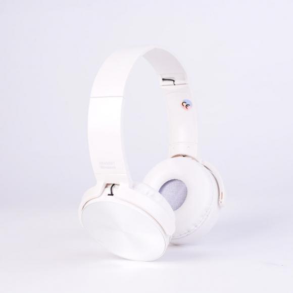 HEADPHONES 450BT Bluetooth/FM/MP3 White | JAR Computers HEADPHONES 450BT Bluetooth/FM/MP3 White