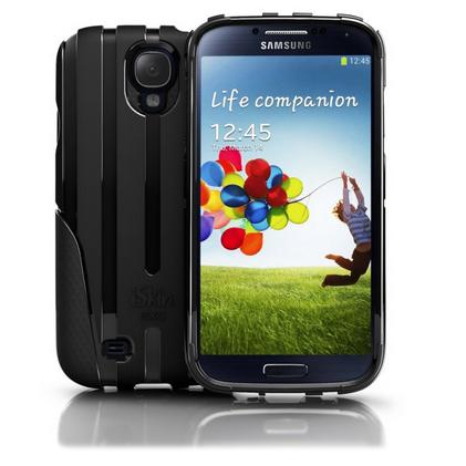 Хибриден кейс за Samsung Galaxy S4 i9500 - iSkin Exo (черен) | JAR Computers Хибриден кейс за Samsung Galaxy S4 i9500 - iSkin Exo (черен)