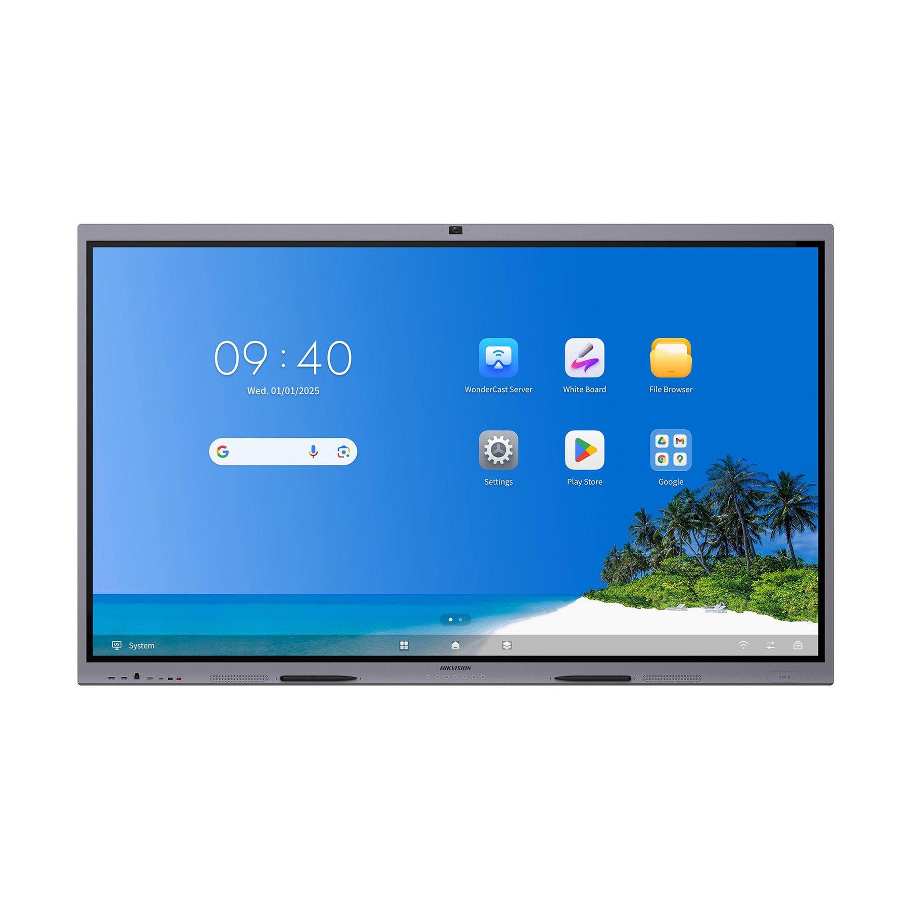 Интерактивен дисплей Hikvision DS-D5B65RB/FP, 65'', NFC, EDLA, с камера, DLED, 450 cd/m2, 60 Hz | JAR Computers Интерактивен дисплей Hikvision DS-D5B65RB/FP, 65'', NFC, EDLA, с камера, DLED, 450 cd/m2, 60 Hz