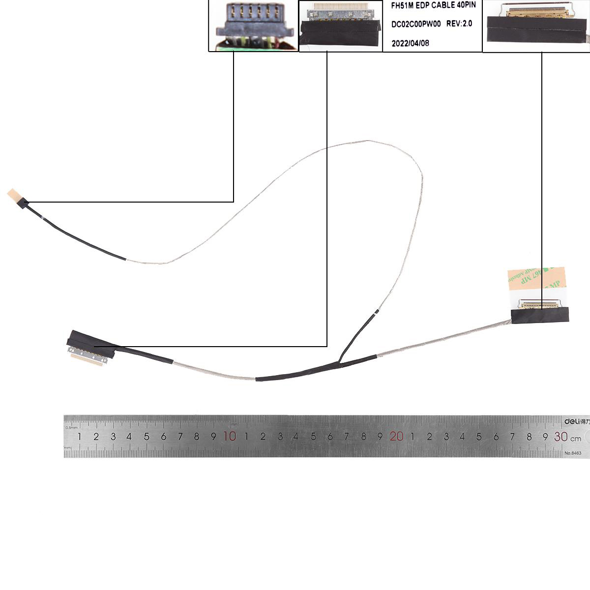 Лентов Кабел за лаптоп (LCD Cable) Acer AN515-44 AN515-45 AN515-55 | JAR Computers Лентов Кабел за лаптоп (LCD Cable) Acer AN515-44 AN515-45 AN515-55