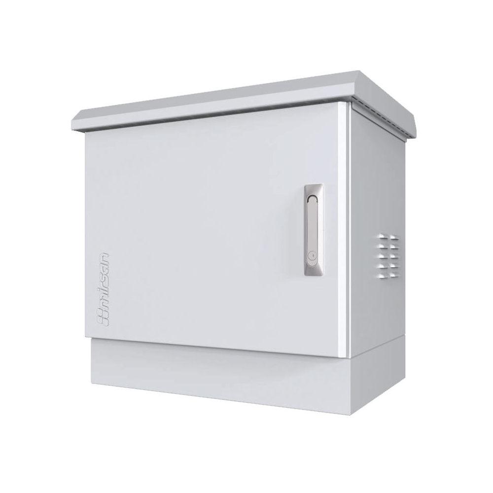 MIRSAN MR.IP66D60409U.03 :: IP66 outdoor шкаф, 19", 600 x 400 x 505 мм / 9U, D=400 мм, двойни стени, бял | JAR Computers MIRSAN MR.IP66D60409U.03 :: IP66 outdoor шкаф, 19", 600 x 400 x 505 мм / 9U, D=400 мм, двойни стени, бял