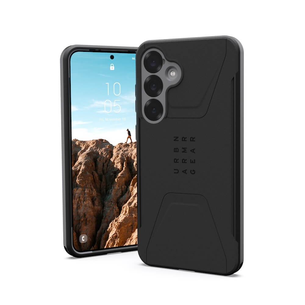 Удароустойчив хибриден кейс с MagSafe за Samsung Galaxy S25 Plus - Urban Armor Gear Civilian MagSafe Case (черен) | JAR Computers Удароустойчив хибриден кейс с MagSafe за Samsung Galaxy S25 Plus - Urban Armor Gear Civilian MagSafe Case (черен)