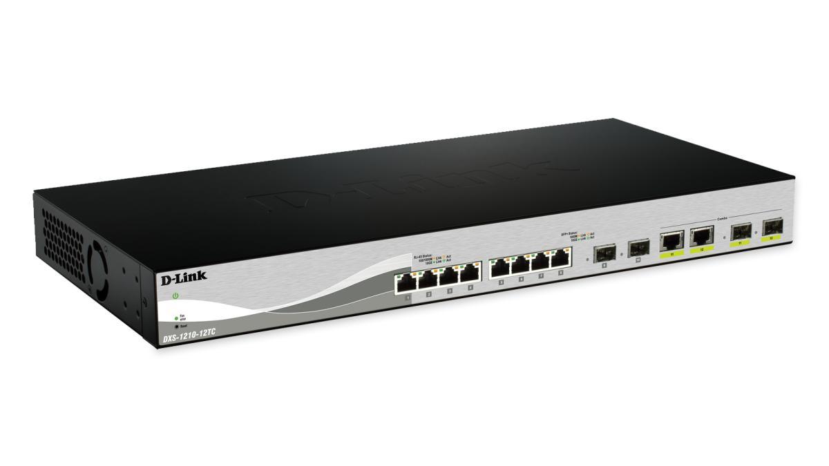 D-Link DXS-1210-12SC/E network switch Managed L2 10G Ethernet (100/1000/10000) 1U Black, Silver | JAR Computers D-Link DXS-1210-12SC/E network switch Managed L2 10G Ethernet (100/1000/10000) 1U Black, Silver