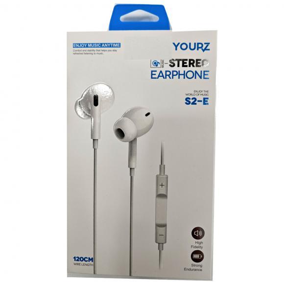 HEADPHONES YOURZ-S2-E iPhone White | JAR Computers HEADPHONES YOURZ-S2-E iPhone White