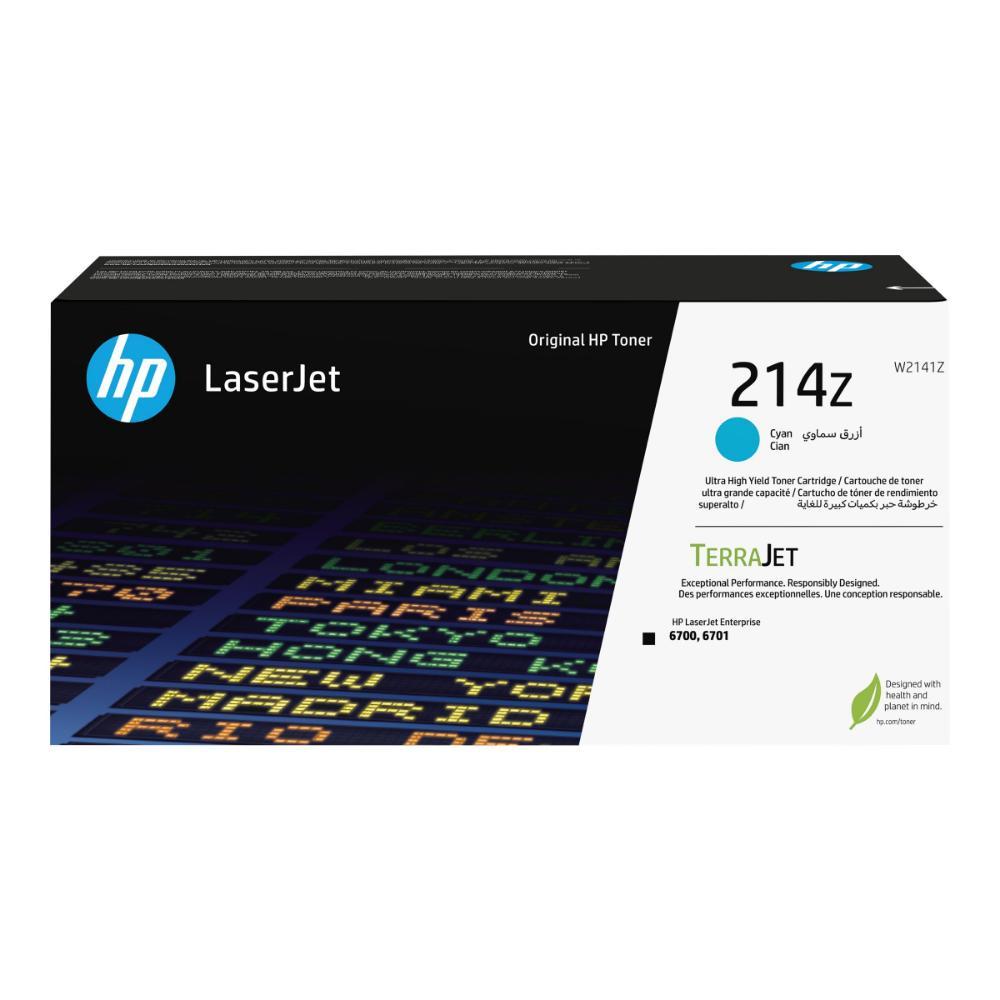 HP 214Z Original LaserJet Toner Cyan (W2141Z) (HPW2141Z)