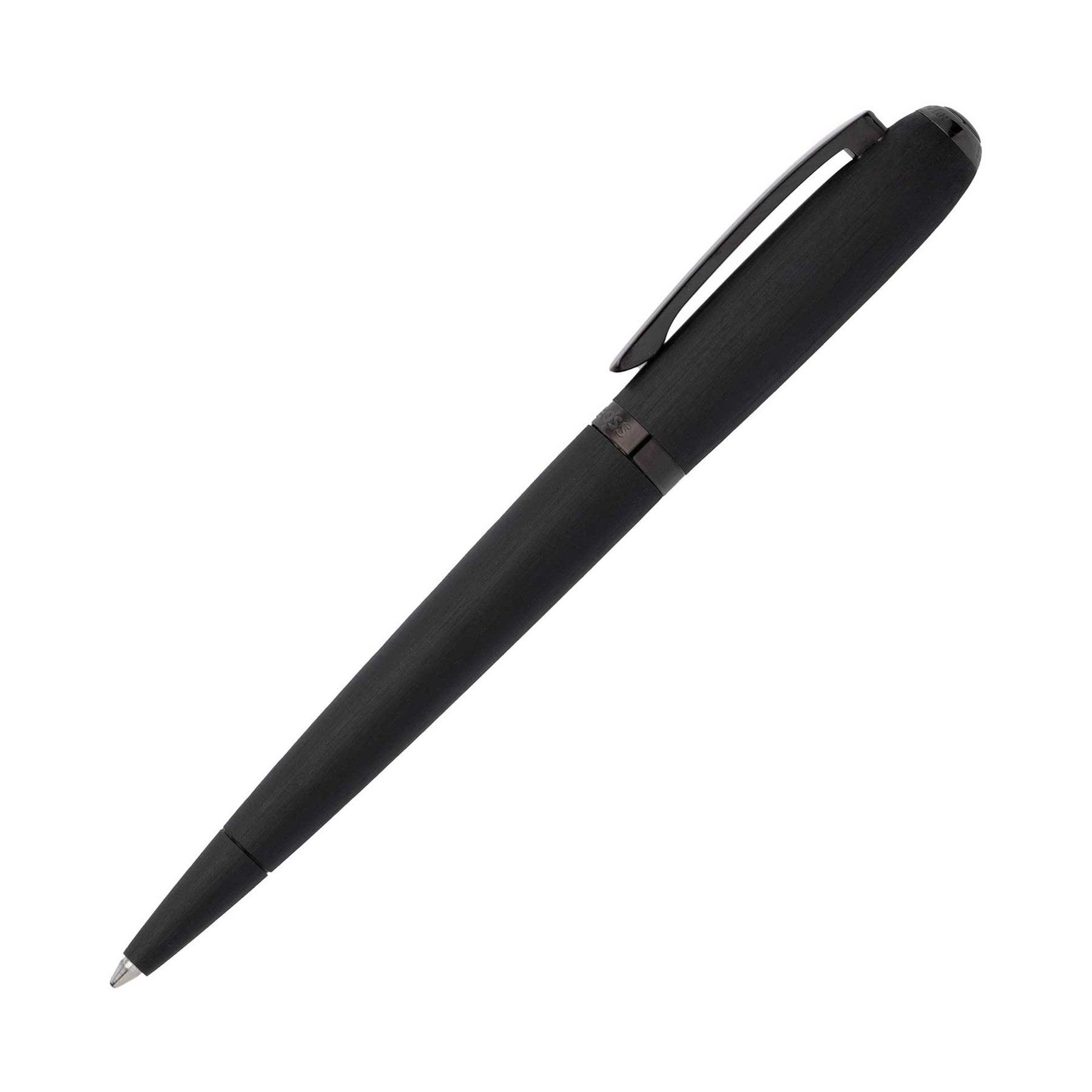 Hugo Boss Химикалка Contour Brushed, в кутия, черна | JAR Computers Hugo Boss Химикалка Contour Brushed, в кутия, черна