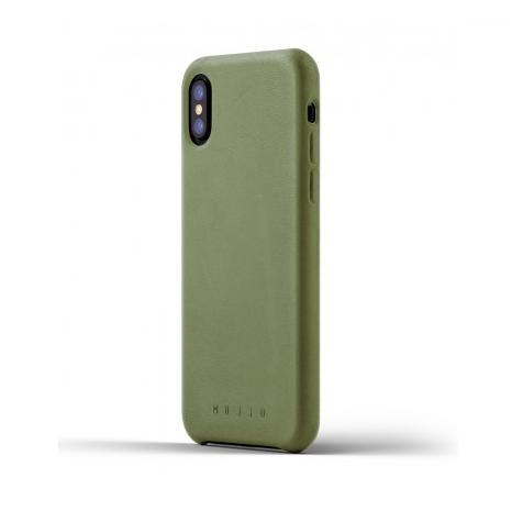 Кожен (естествена кожа) кейс за iPhone XS, iPhone X - Mujjo Leather Case (маслинен) | JAR Computers Кожен (естествена кожа) кейс за iPhone XS, iPhone X - Mujjo Leather Case (маслинен)