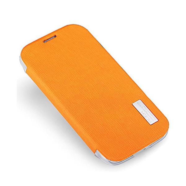 Кожен калъф, тип портфейл за Samsung Galaxy S4 i9500 - Rock Elegant Flip Case (оранжев) | JAR Computers Кожен калъф, тип портфейл за Samsung Galaxy S4 i9500 - Rock Elegant Flip Case (оранжев)