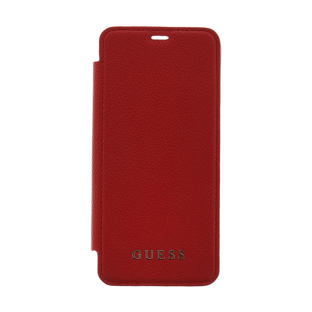 Кожен калъф, тип портфейл за Samsung Galaxy S8 Plus - Guess Iridescent Book Case (червен) | JAR Computers Кожен калъф, тип портфейл за Samsung Galaxy S8 Plus - Guess Iridescent Book Case (червен)