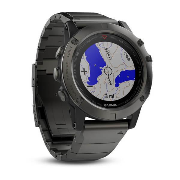 Мултиспорт GPS спортен часовник с пълноцветна пътна карта - Garmin Fenix 5X Sapphire (сив с метална каишка) | JAR Computers Мултиспорт GPS спортен часовник с пълноцветна пътна карта - Garmin Fenix 5X Sapphire (сив с метална каишка)