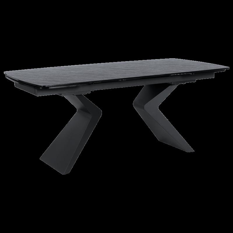 Разтегателна трапезна маса MARIPA - черна
