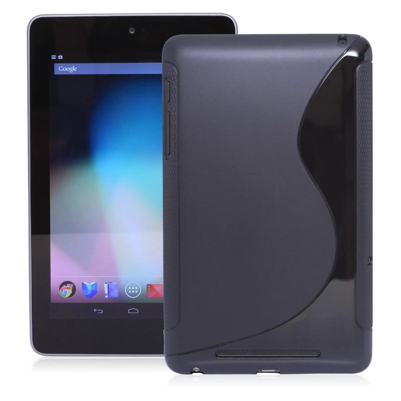 Силиконов калъф за Asus Google Nexus 7 - S-Line Cover Case (черен) | JAR Computers Силиконов калъф за Asus Google Nexus 7 - S-Line Cover Case (черен)