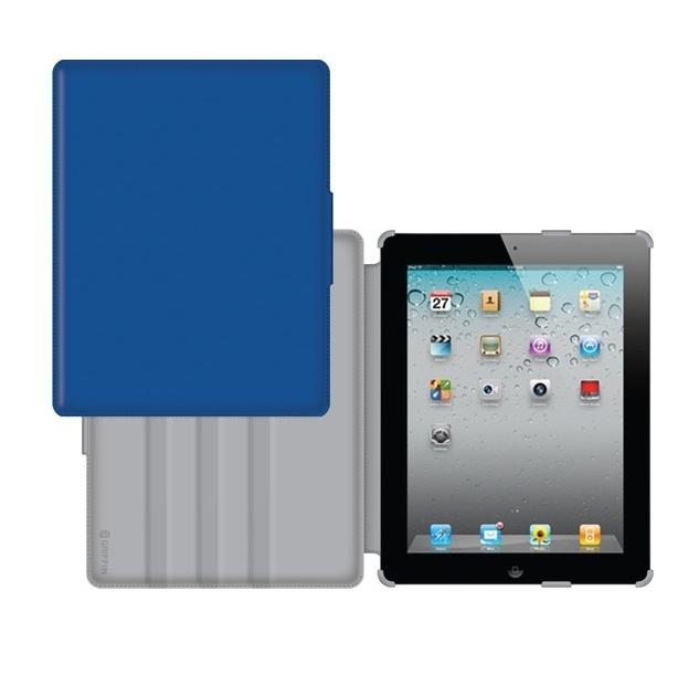 Текстилен калъф с поставка за iPad Air, iPad 5 (2017) - Griffin Journal Folio Case (син) | JAR Computers Текстилен калъф с поставка за iPad Air, iPad 5 (2017) - Griffin Journal Folio Case (син)