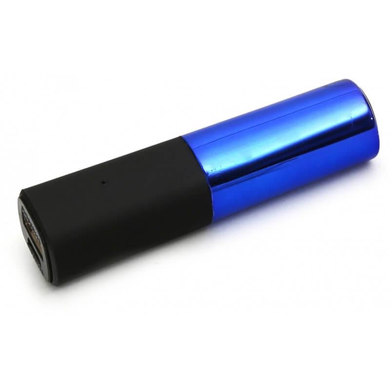 Външна батерия 2600mAh за зареждане на мобилни устройства - Platinet Lipstick Power Bank 2600mAh + microUSB cable (син) | JAR Computers Външна батерия 2600mAh за зареждане на мобилни устройства - Platinet Lipstick Power Bank 2600mAh + microUSB cable (син)