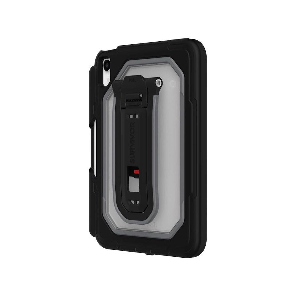 Защита от най-висок клас за iPad mini 7 (2024), iPad mini 6 (2021) - Griffin Survivor All Terrain Case (черен-прозрачен) | JAR Computers Защита от най-висок клас за iPad mini 7 (2024), iPad mini 6 (2021) - Griffin Survivor All Terrain Case (черен-прозрачен)