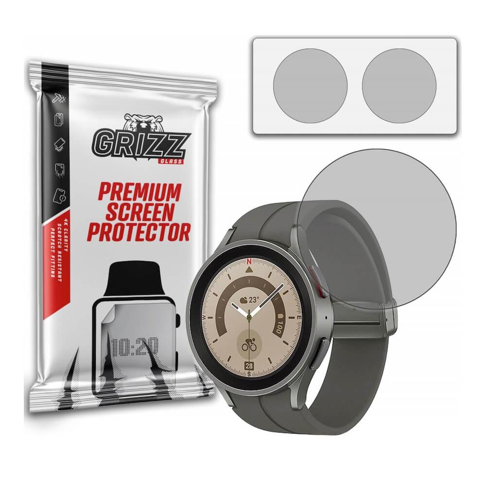 2 броя качествени матирани защитни покрития за дисплея на Samsung Galaxy Watch 5 Pro 45мм - GrizzGlass PaperScreen Matte Film Set (матиран) | JAR Computers 2 броя качествени матирани защитни покрития за дисплея на Samsung Galaxy Watch 5 Pro 45мм - GrizzGlass PaperScreen Matte Film Set (матиран)