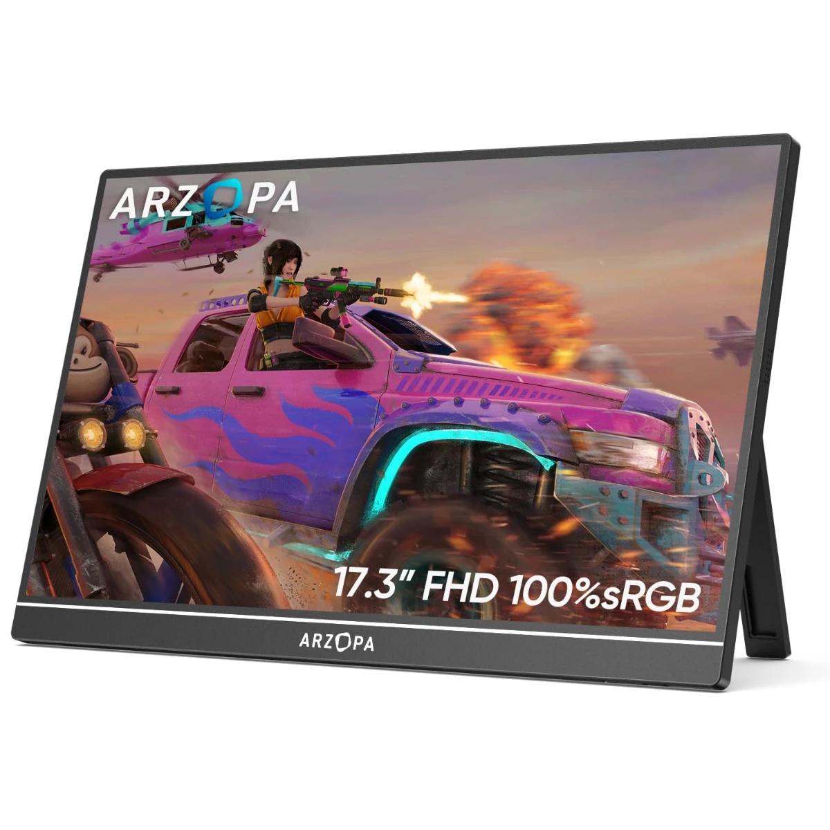 Arzopa преносим монитор Portable Monitor - A1M - 17.3", 60Hz, IPS | JAR Computers Arzopa преносим монитор Portable Monitor - A1M - 17.3", 60Hz, IPS