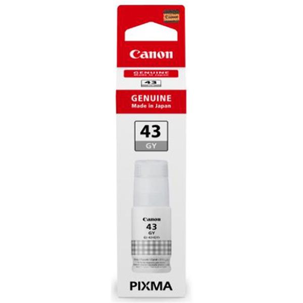 БУТИЛКА МАСТИЛО ЗА CANON PIXMA G540/G640 - /43/ - GI-43GY (GI43GY) - Ink Bottle - Gray - PN 4707C001 | JAR Computers БУТИЛКА МАСТИЛО ЗА CANON PIXMA G540/G640 - /43/ - GI-43GY (GI43GY) - Ink Bottle - Gray - PN 4707C001