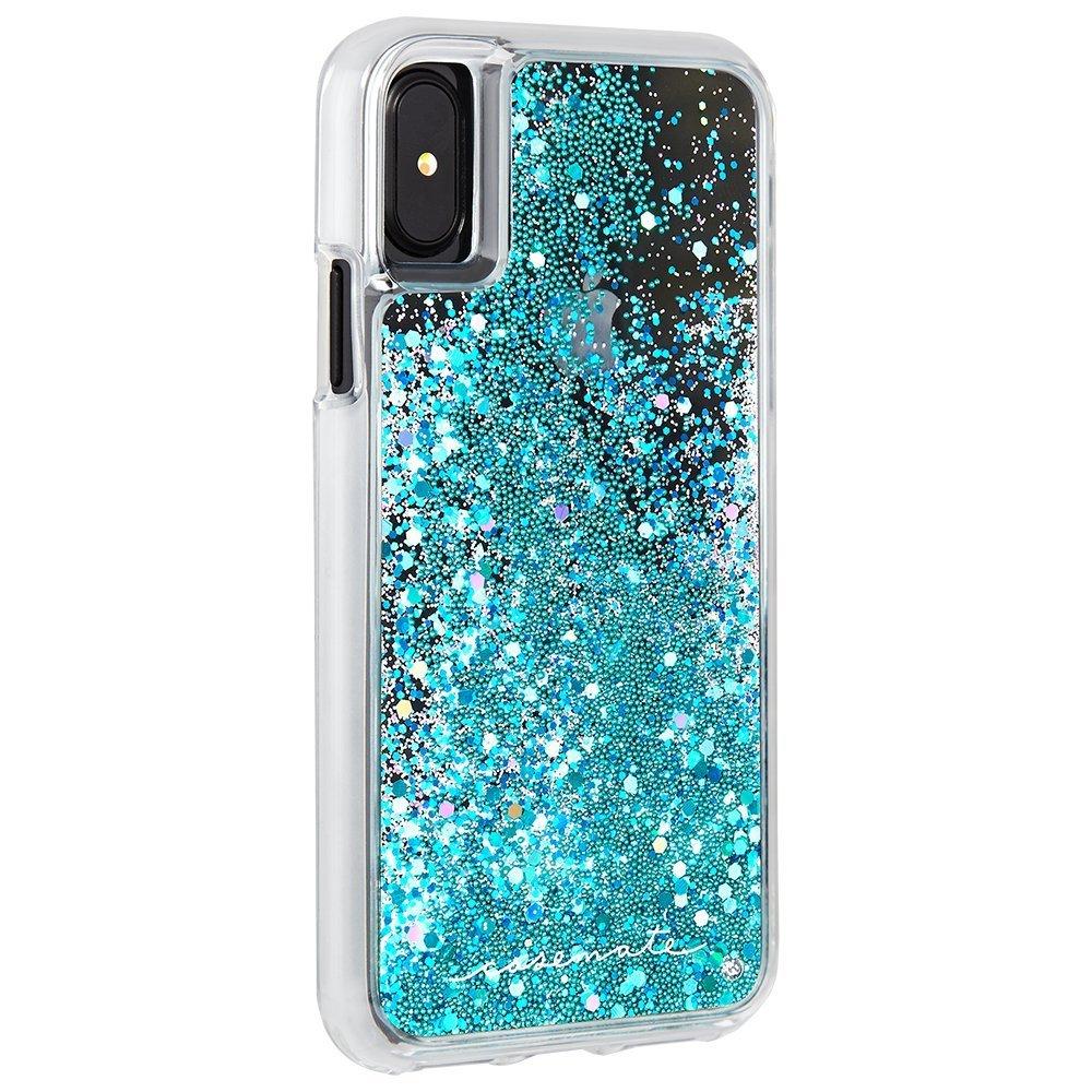 Дизайнерски кейс с висока защита за Apple iPhone XS, iPhone X - CaseMate Waterfall Case (син) | JAR Computers Дизайнерски кейс с висока защита за Apple iPhone XS, iPhone X - CaseMate Waterfall Case (син)