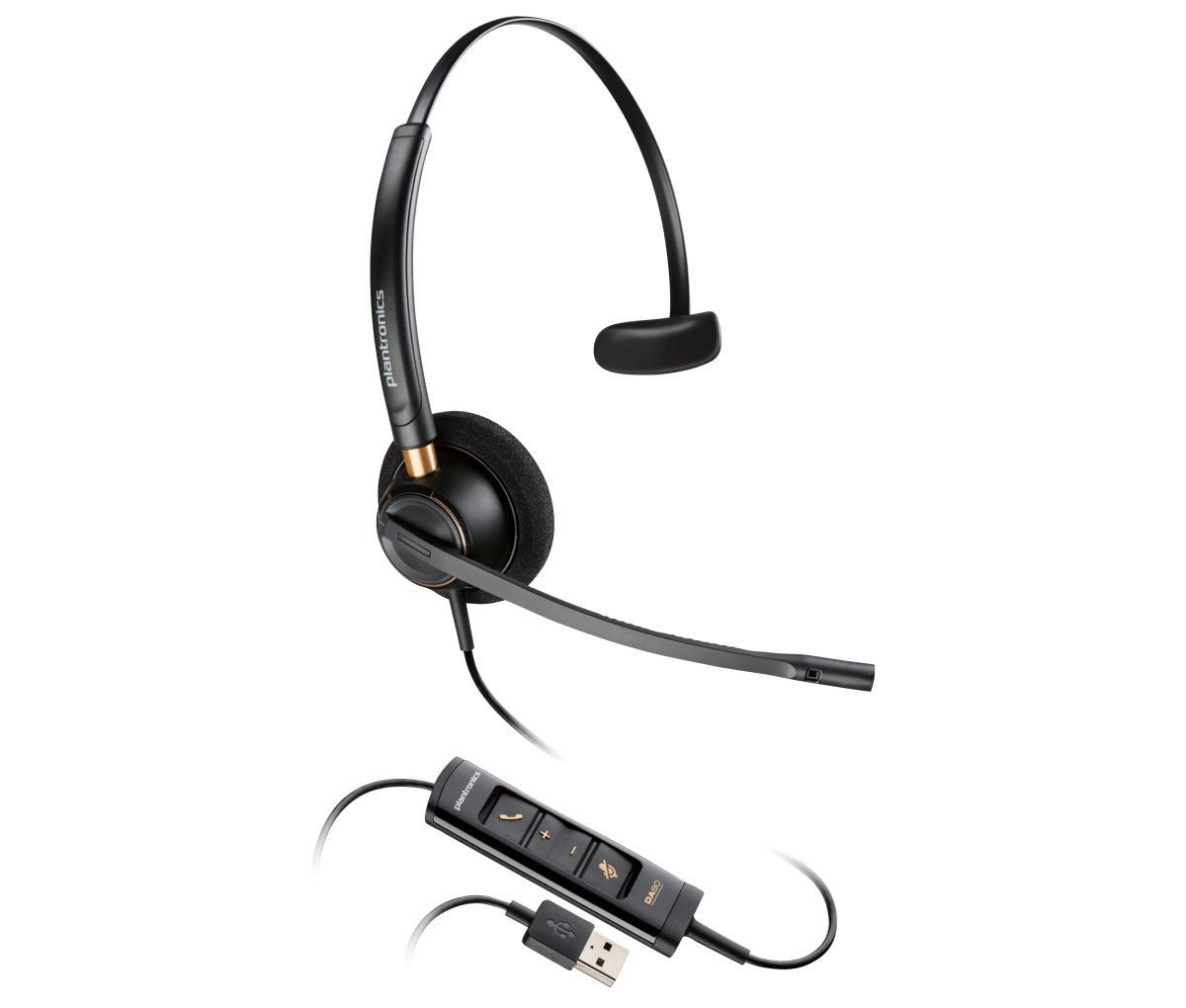 HP Poly EncorePro 515 Microsoft Teams Certified Monoaural with USB-A Headset | JAR Computers HP Poly EncorePro 515 Microsoft Teams Certified Monoaural with USB-A Headset