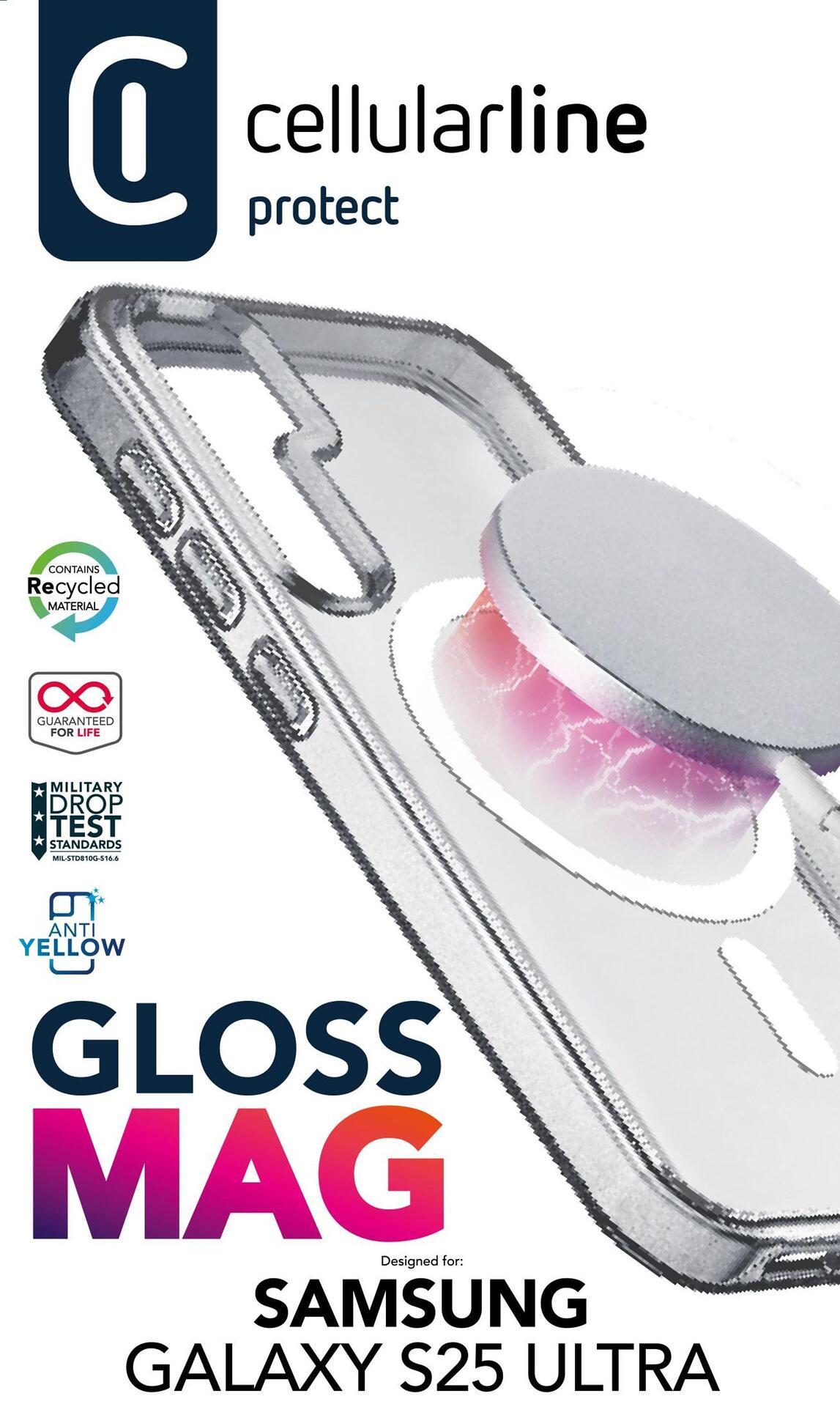 Калъф Gloss Mag за Samsung Galaxy S25 Ultra прозрачен | JAR Computers Калъф Gloss Mag за Samsung Galaxy S25 Ultra прозрачен