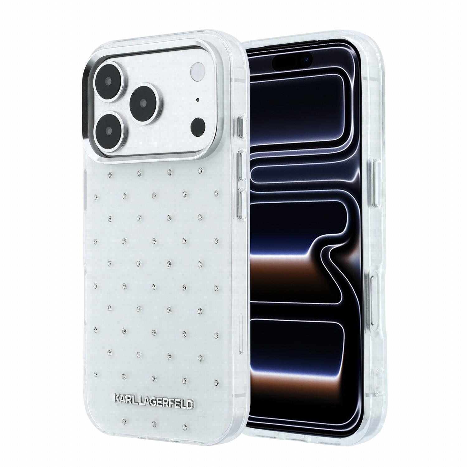 Karl Lagerfeld Калъф Apple iPhone 18 Pro Max, IML Rhinestones Allover Magsafe /бял/ - KLHCP18X6HCRDKLH | JAR Computers Karl Lagerfeld Калъф Apple iPhone 18 Pro Max, IML Rhinestones Allover Magsafe /бял/ - KLHCP18X6HCRDKLH