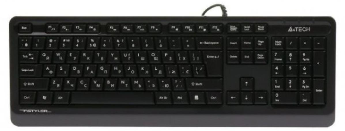 Клавиатура A4Tech - Fstyler FKS10, сива | JAR Computers Клавиатура A4Tech - Fstyler FKS10, сива