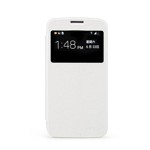 Кожен калъф, тип портфейл за Samsung Galaxy Mega 5.8 - Rock Magic Flip Case (бял) | JAR Computers Кожен калъф, тип портфейл за Samsung Galaxy Mega 5.8 - Rock Magic Flip Case (бял)