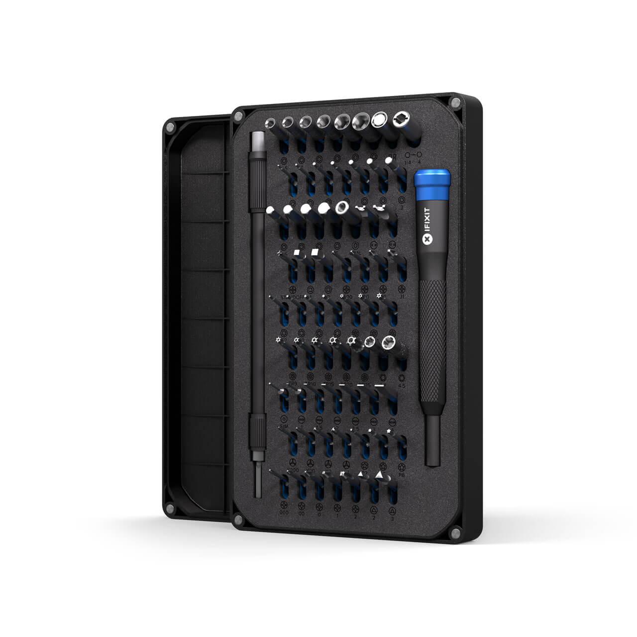 Комплект професионални битове и отвертка за ремонт на мобилни устройства - iFixit Mako Precision 64 Bit Driver Kit | JAR Computers Комплект професионални битове и отвертка за ремонт на мобилни устройства - iFixit Mako Precision 64 Bit Driver Kit
