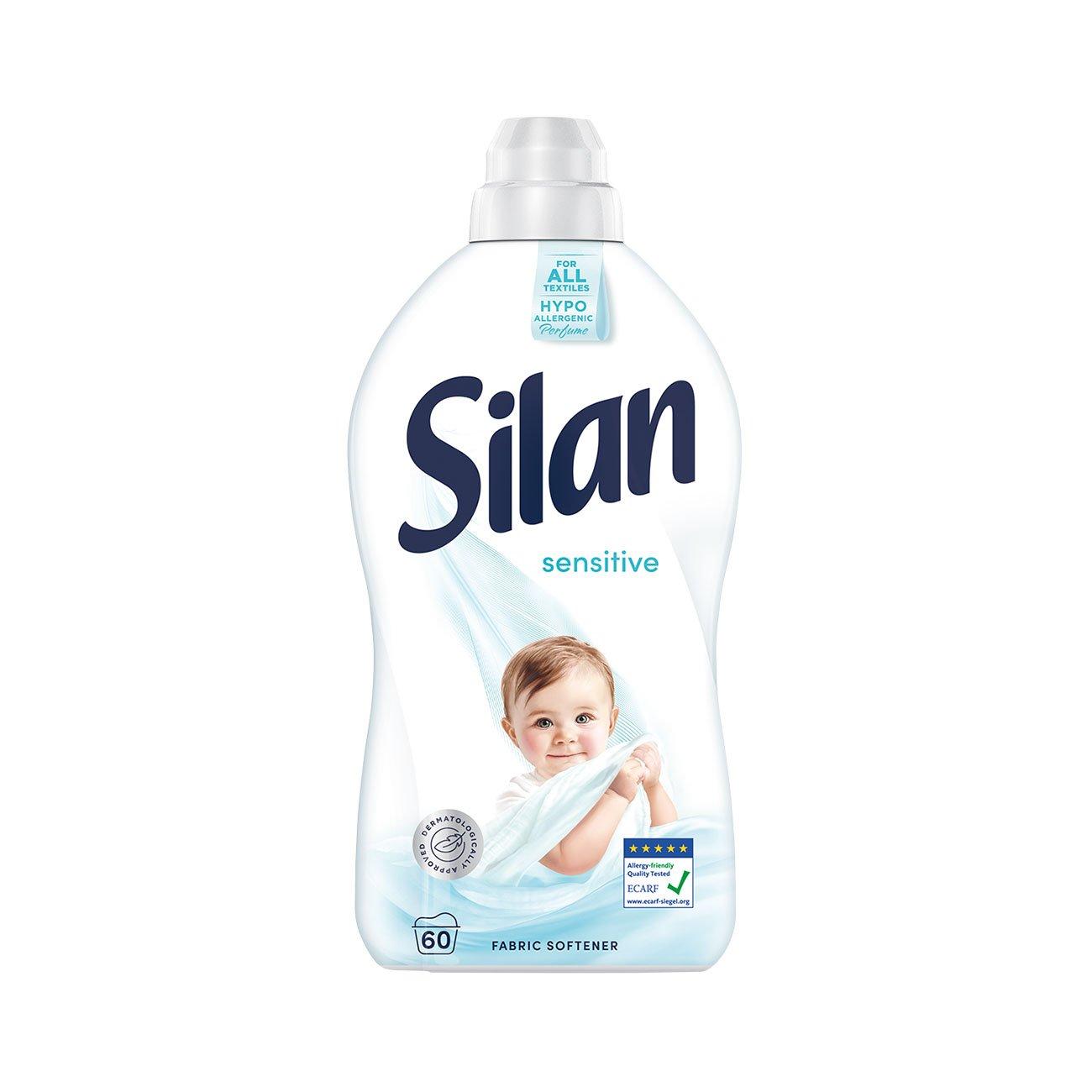 Омекотител Silan Sensitive, за 64 пранета, 1.408 L | JAR Computers Омекотител Silan Sensitive, за 64 пранета, 1.408 L