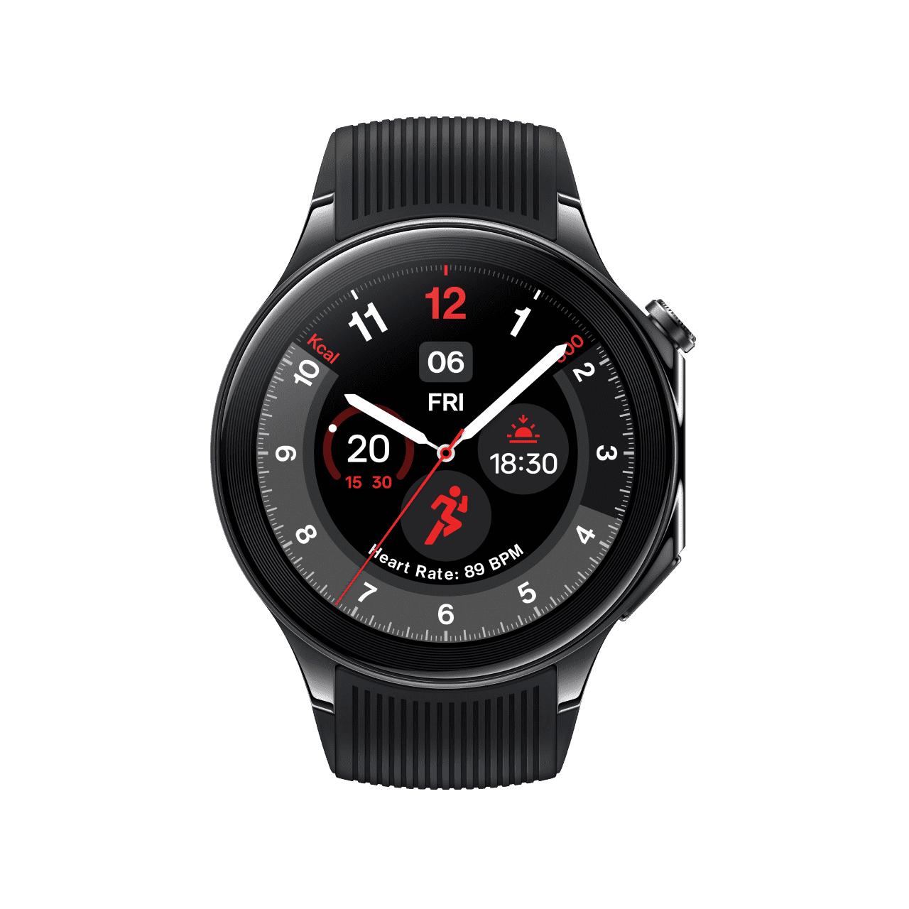 OnePlus Watch 2 3,63 см (1.43") AMOLED 47 мм Цифров 466 x 466 пиксела Тъчскрийн Черен Wi-Fi GPS (сателитен) | JAR Computers OnePlus Watch 2 3,63 см (1.43") AMOLED 47 мм Цифров 466 x 466 пиксела Тъчскрийн Черен Wi-Fi GPS (сателитен)
