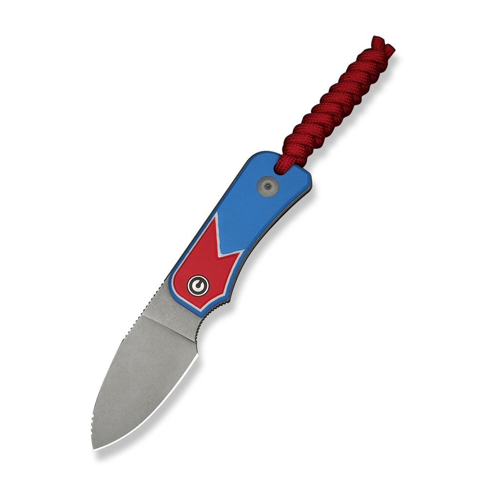 Туристически нож CIVIVI Baby Banter Fixed Red/White/Blue G10 | JAR Computers Туристически нож CIVIVI Baby Banter Fixed Red/White/Blue G10