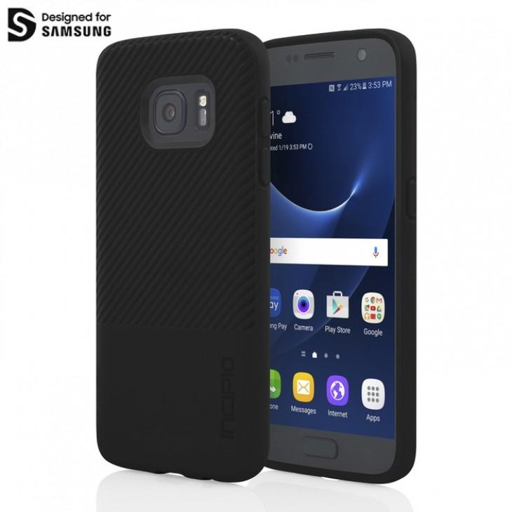 Удароустойчив силиконов калъф за Samsung Galaxy S7 - Incipio Twill Block Case (черен) | JAR Computers Удароустойчив силиконов калъф за Samsung Galaxy S7 - Incipio Twill Block Case (черен)