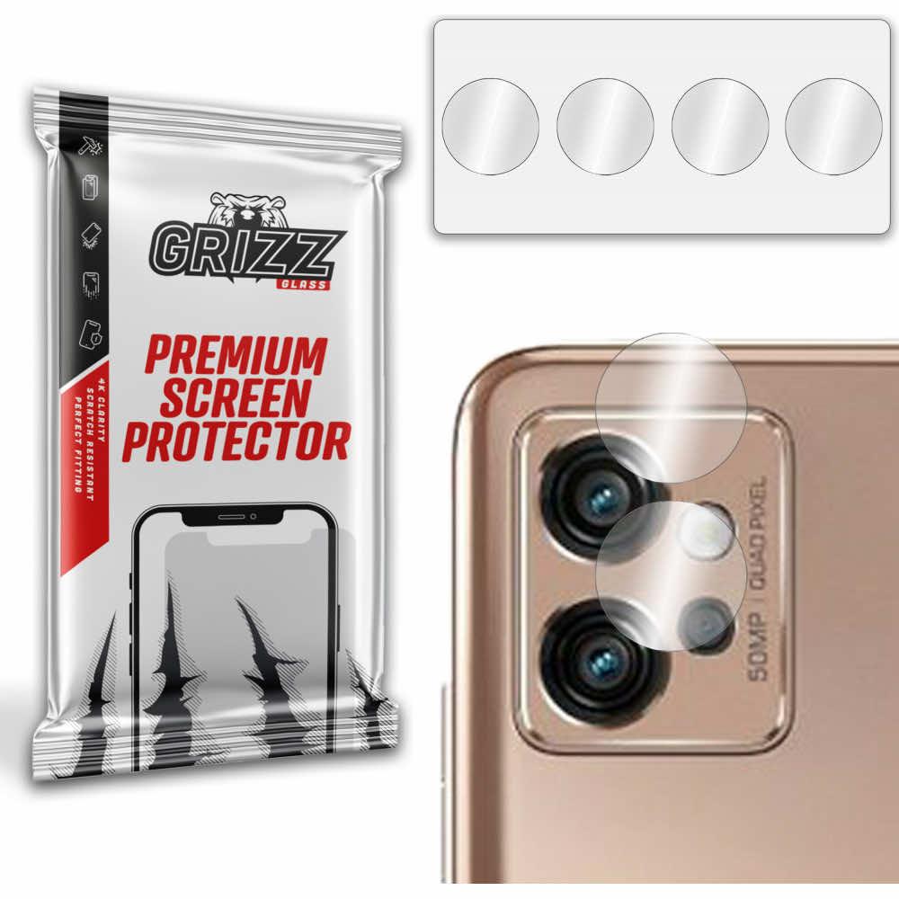 2 комплекта предпазни стъклени лещи за камерата на Motorola Moto G32 - GrizzGlass HybridGlass Camera Glass Set | JAR Computers 2 комплекта предпазни стъклени лещи за камерата на Motorola Moto G32 - GrizzGlass HybridGlass Camera Glass Set