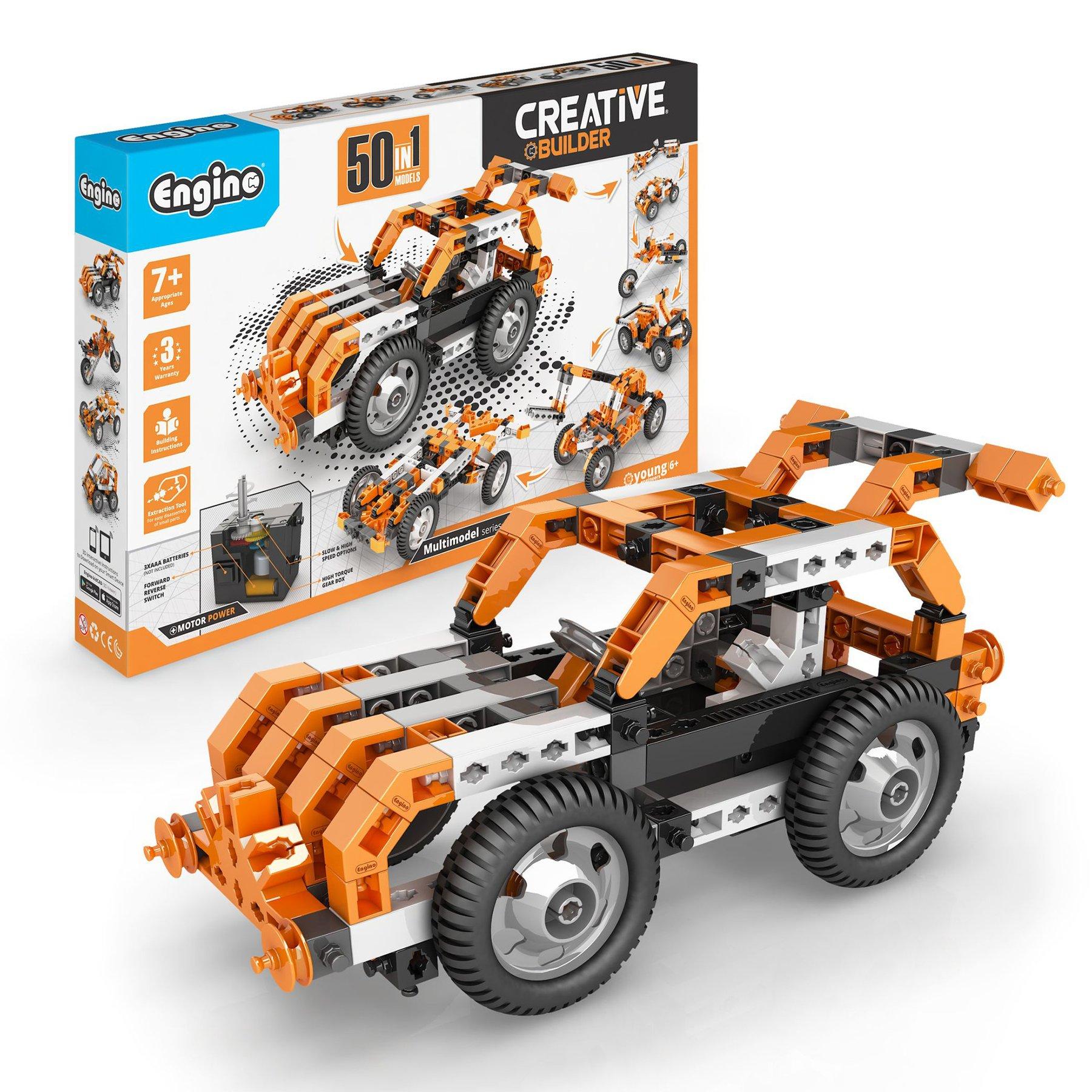 Engino Конструктор Creative Builder Motorized, 50 в 1 | JAR Computers Engino Конструктор Creative Builder Motorized, 50 в 1
