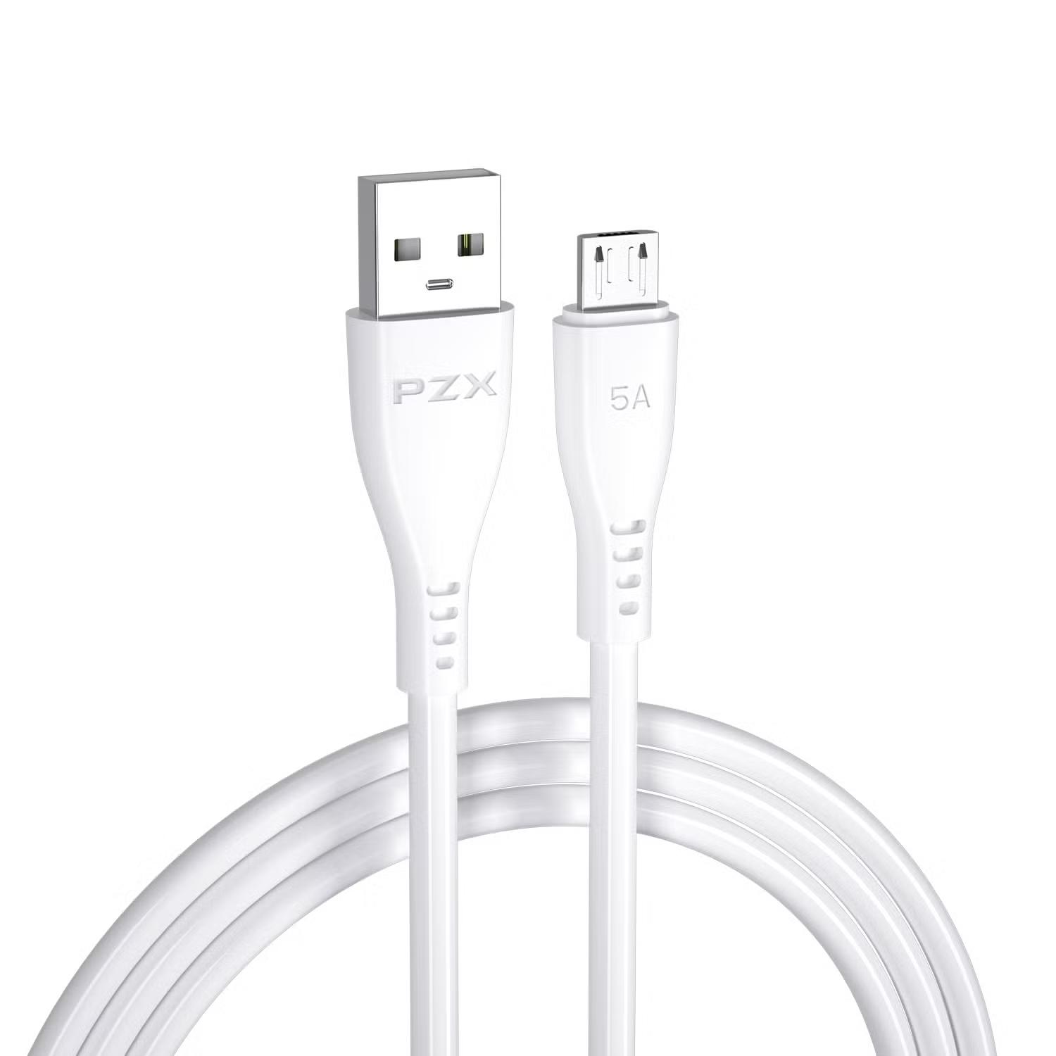 Кабел PZX Micro USB - USB V113 5A 1m