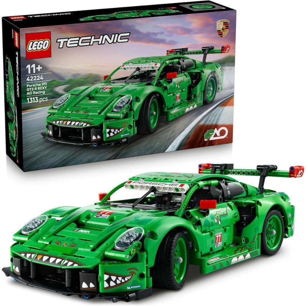 Lego Technic Porsche 911 Gt3 R Rexy Ao Racing Race Car (42224) (LGO42224)