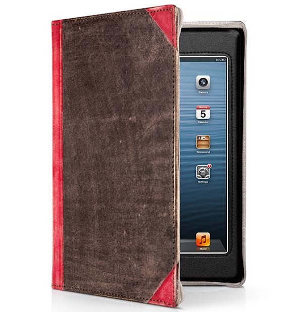 Луксозен кожен калъф за iPad mini, iPad mini 2, iPad mini 3 - TwelveSouth BookBook (кафяв-червен) | JAR Computers Луксозен кожен калъф за iPad mini, iPad mini 2, iPad mini 3 - TwelveSouth BookBook (кафяв-червен)