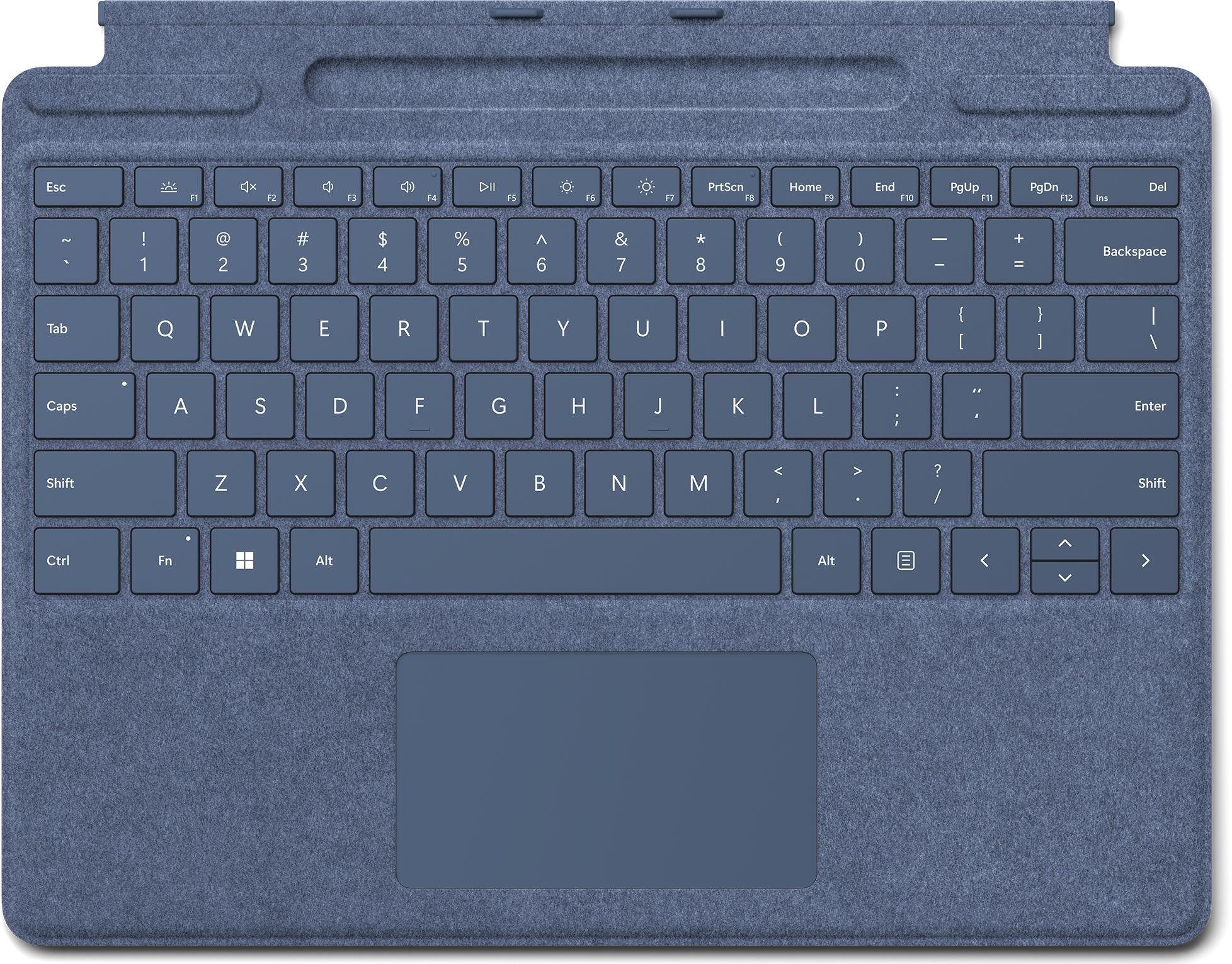 Microsoft Surface Pro Keyboard QWERTY UK International Microsoft Cover port Син | JAR Computers Microsoft Surface Pro Keyboard QWERTY UK International Microsoft Cover port Син