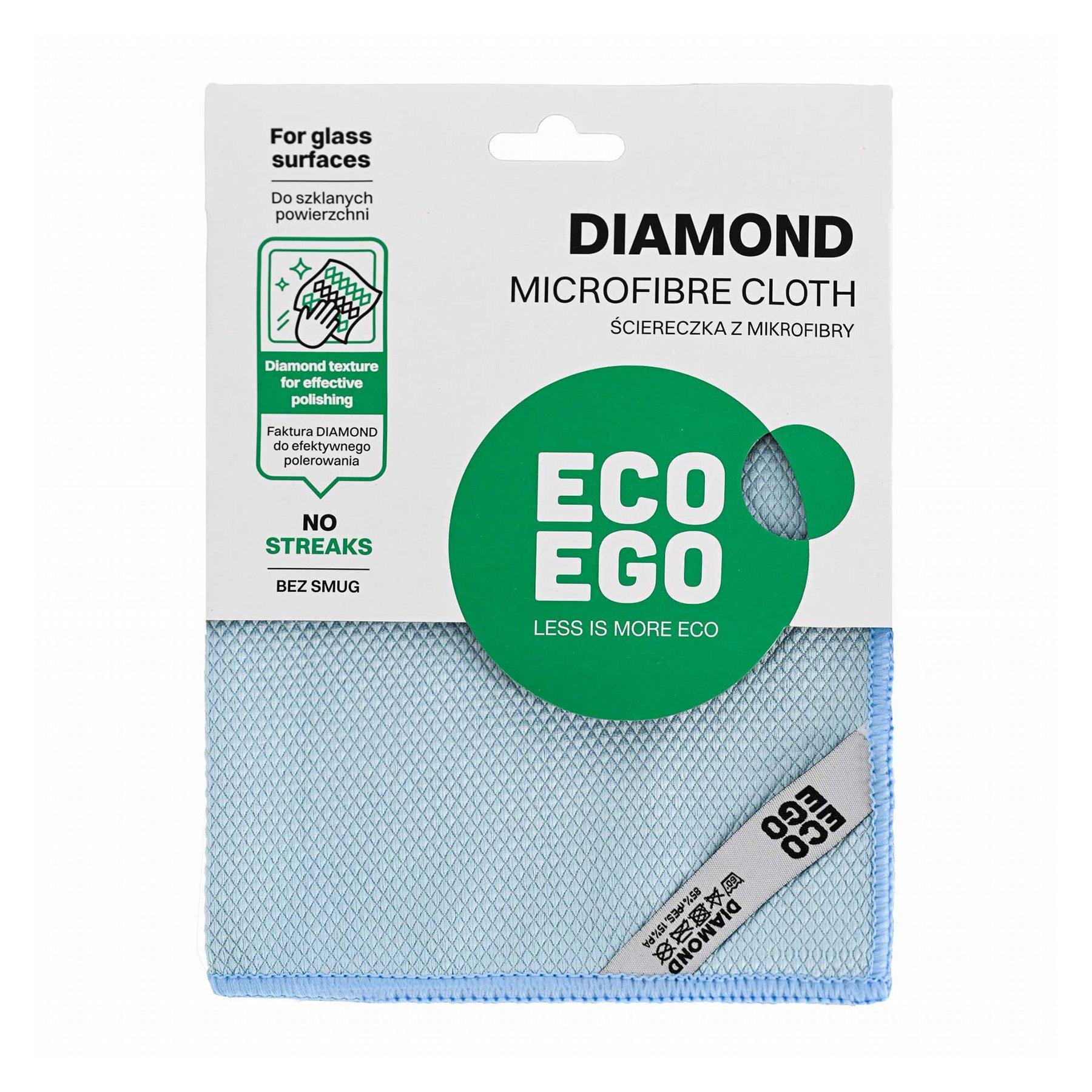 Микрофибърна кърпа York Eco Ego Diamond, за стъкла, 40 х 40 cm | JAR Computers Микрофибърна кърпа York Eco Ego Diamond, за стъкла, 40 х 40 cm