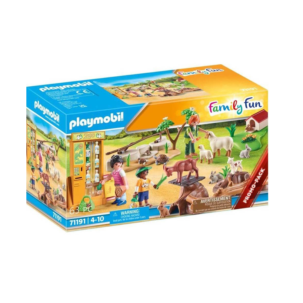 Playmobil Family Fun Zoo with Tame Animals for 4-10 years (71191) (PLY71191)